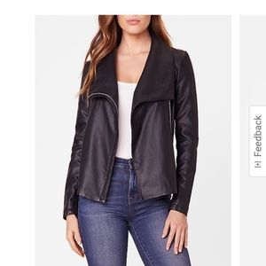 BB Dakota black faux leather jacket